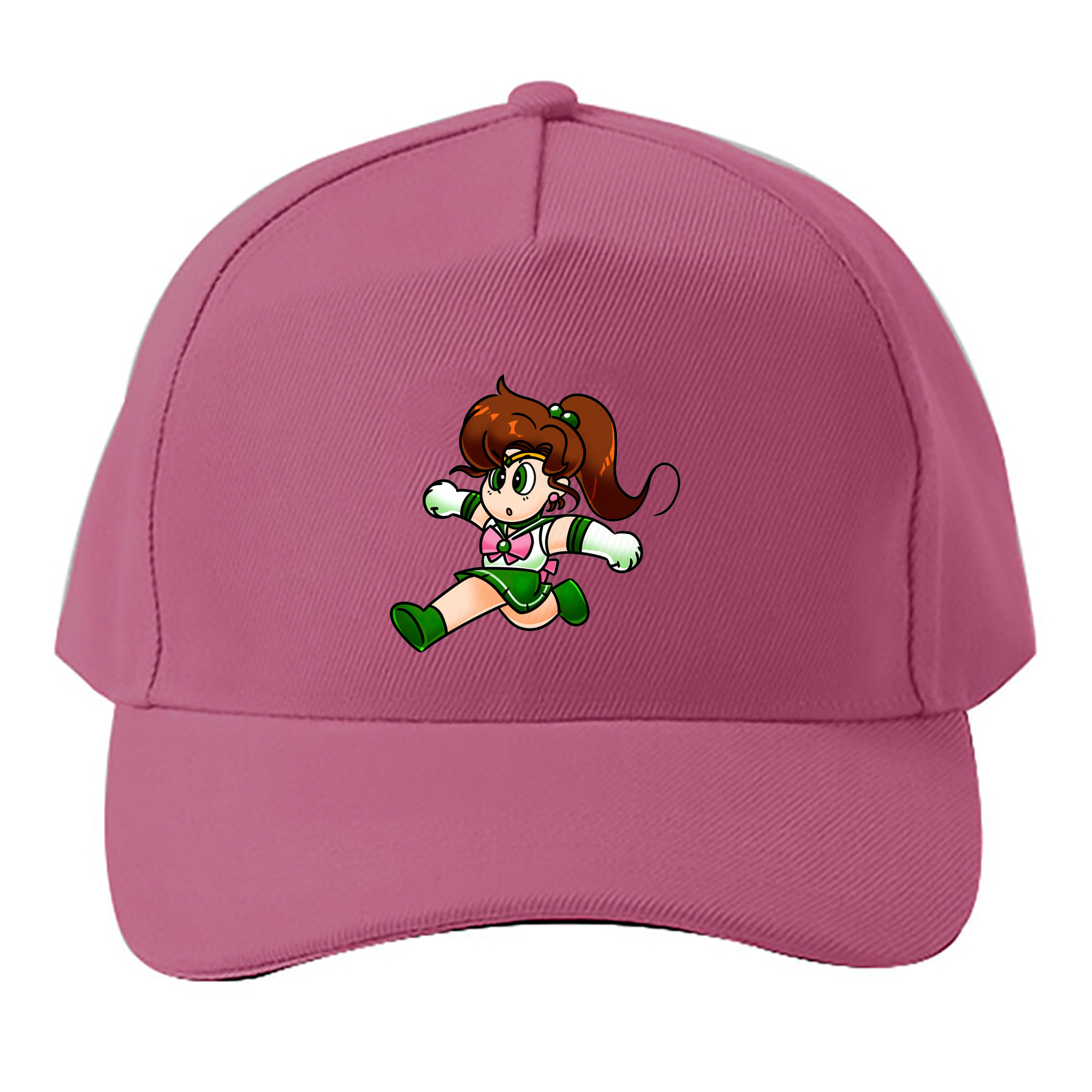 （画像用） 美少女戦士セーラームーン 木野 まこと きの まこと Sailor Moon Kino Makoto （セーラージュピター；Sailor Jupiter） ベースボールキャップ 綿100％ 男女兼用 帽子 スポーツ